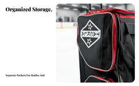 Ice Sports Equipment Bag, Multi-Functional Wheeled Gear Trolley, Protective Storage, Large Capacity