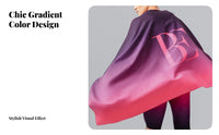 Lightweight Quick Dry Towel, Gradient Bath Towel, Soft for Beach