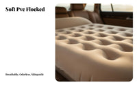 Automatic Car Inflatable Mattress, Rear Seat Air Bed, Travel Sleeping Pad, Fast Inflation, Universal for Sedan SUV MPV
