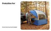 Outdoor Car Rear Tent, Sunshade Camping Shelter, Family Extension, Portable Design, Outdoor Dining Use