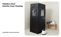 Home Sauna Box, Full physique Portable Foldable Steam Bath Cabin, Detachable Mini Sauna Room