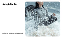 Wetsuit, 2mm Long Sleeve single-Piece, Women's Backless Freediving Suit, thermal protection Thermal Swimwear
