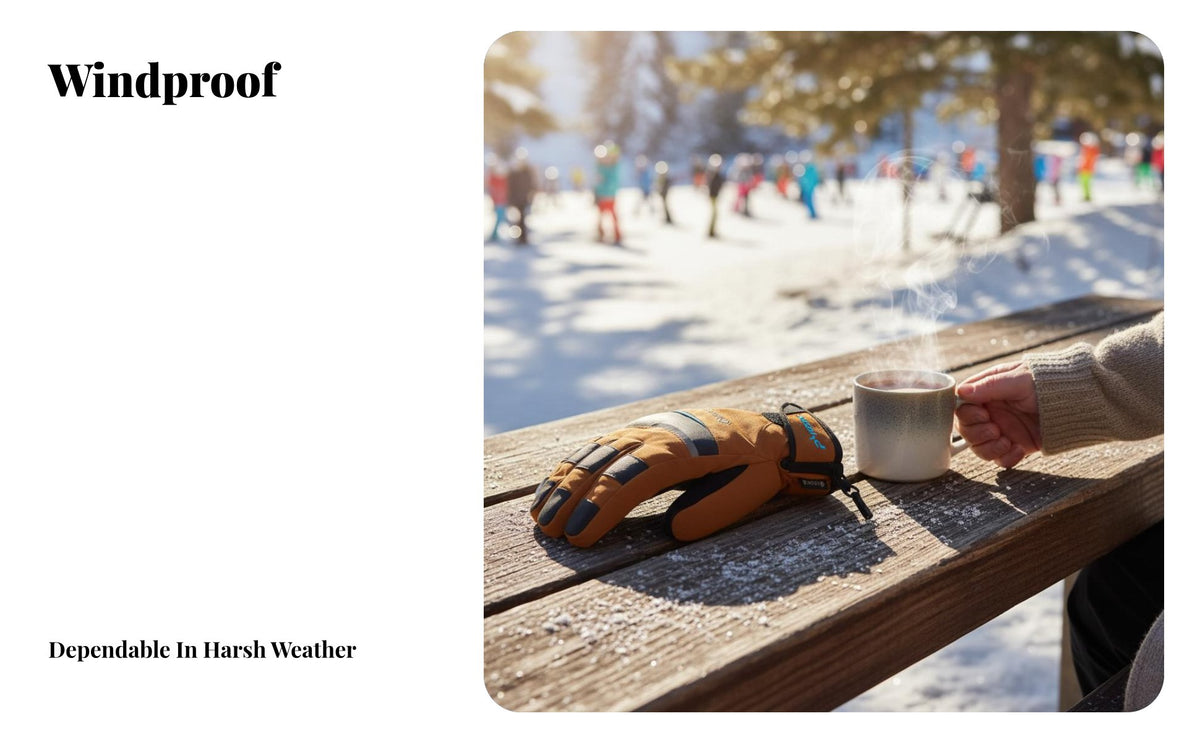 Ski Gloves, Outdoor Sports Gloves, 2025 New Thickened Warm Windproof Waterproof Accessories