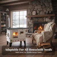 Wood Heater, Smokeless Gasification Stove, Indoor Rural Oven, Multi-Functional Heating
