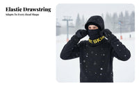 Ski Helmet Hood, Integrated Face Guard, Winter Outdoor Unisex
