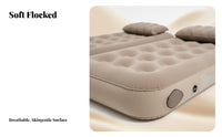 Automatic Inflatable Air Mattress, Outdoor Folding Bed, Splicing Camping Mat, Moisture-Resistant Sleeping Pad, Single or Double