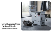 Heating Stove, Energy-Saving Coal Heater, Multi-Functional, Water Boiling, Cooking, Thickened Design