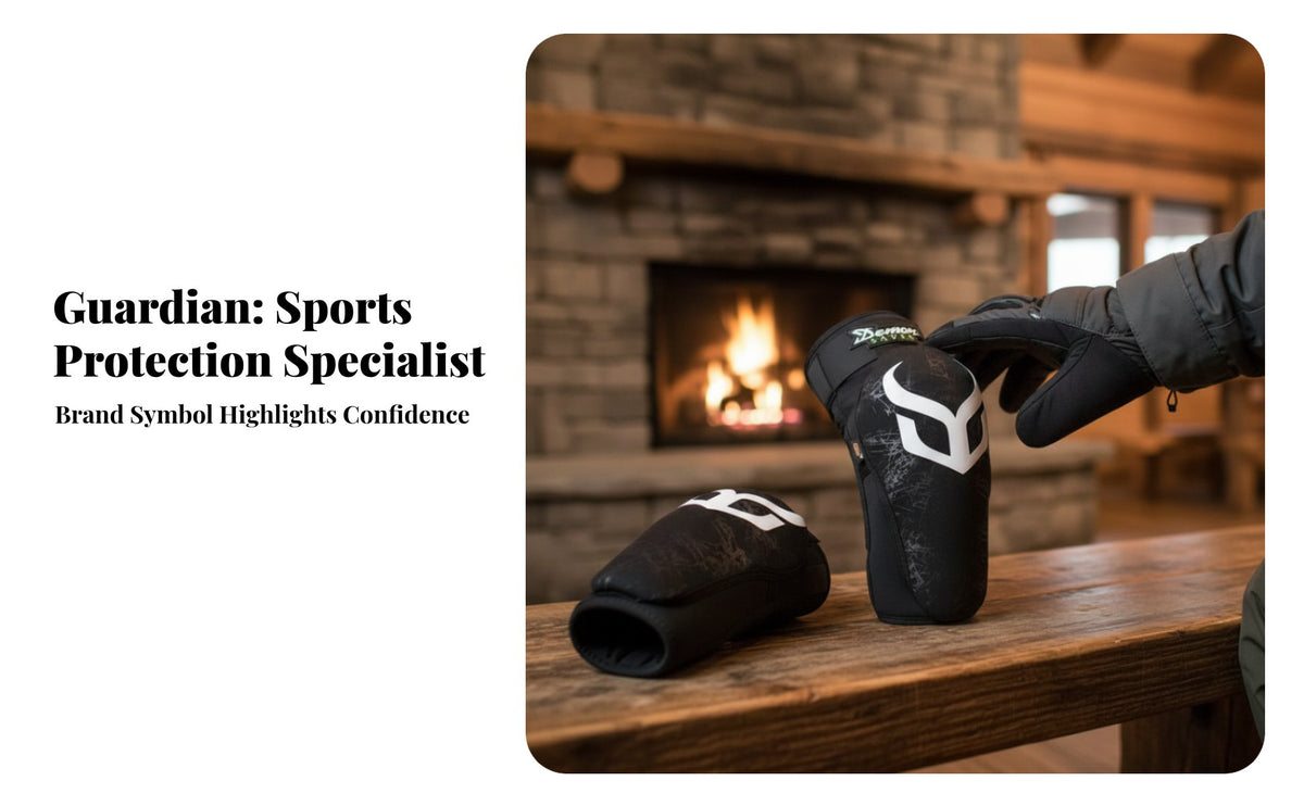 Elbow Guard, D3O Snowboard Elbow Protector, Universal extreme Elbow Pad, Black, collision Protection