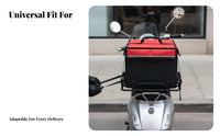 Electric Motorcycle load Rack, Universal Delivery Box holder, Reinforced Aluminum Alloy, Multiple Sizes
