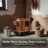 Wood Burning Stove, Indoor Wood Heater, Multi-Functional Winter Heating heater for Home, Rural Use