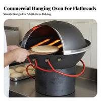 Commercial Gas Infrared Flatbread Oven, Smokeless Heating, Toasted Bun Roaster, Rotating Plate Design