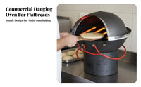 Commercial Gas Infrared Flatbread Oven, Smokeless Heating, Toasted Bun Roaster, Rotating Plate Design