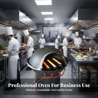 Commercial Gas Infrared Flatbread Oven, Smokeless Heating, Toasted Bun Roaster, Rotating Plate Design