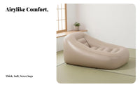 Lazy Inflatable Sofa, Recliner, Bedroom Padded Chair, Adjustable Comfort, Portable, Electric Pump