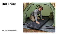 Inflatable Camping Mattress, Single Thickened Sleeping Pad, Portable Outdoor Air Bed, Moistureresistant Mat