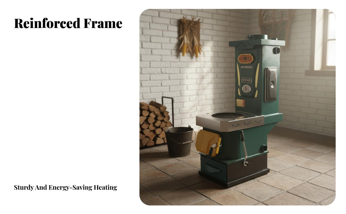 Rural Home Heating Stove, High Chimney, Reinforced Thickened, Efficient Heating