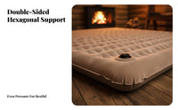 Inflatable Mattress, Thickened Portable Air Bed with Built-in Pump, Camping Tent, Home Use