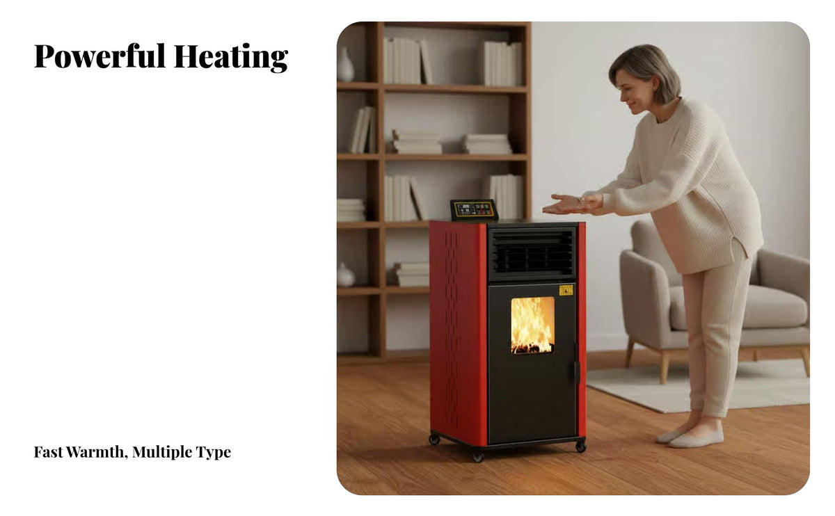 2025 Biomass Heater, Smokeless Indoor Stove, Ecoeco-conscious energy source, Home & Commercial Heating