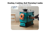 Energy-Saving Heating Stove, Multi-Functional Boiler, Household Cooking & Heating Manual Ignition, Thickened Design