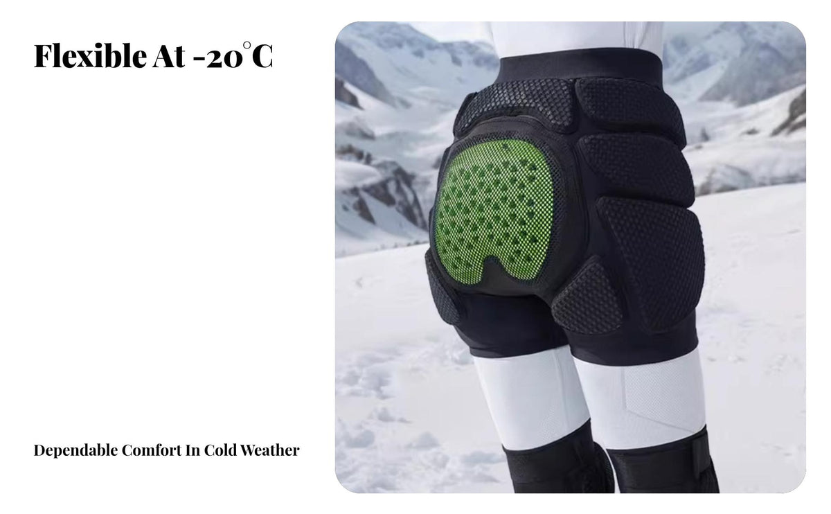 Ski Protective Gear Set, pelvic Pad, Knee Pad, Elbow Pad, absorption Absorption, Adult Beginner, Inner Wear