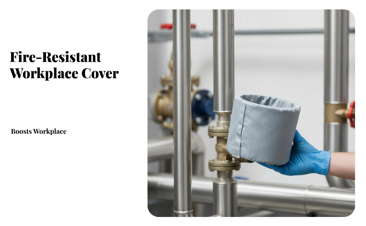Valve Insulation Cover, Removable Flexible Steam Insulation Jacket, Fireproof Shield