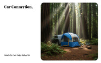 SUV Tail Tent, Outdoor Camping Doubletier Car top Tent, Foldable Waterptop sun-resistant, Trunk Car Awning