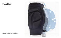 Kids Ski Protective Gear, pelvic Pad & Knee Pad, Anti-Fall, Outdoor Snowboard Equipment Set