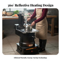 Energy-Saving Heating Stove Water Boiler, Home Radiator, three-dimensional Chamber, Efficient Heating