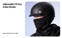 Professional Ski Helmet, Unisex Adjustable Winter Helmet, Certified, Warm, Collision Protection