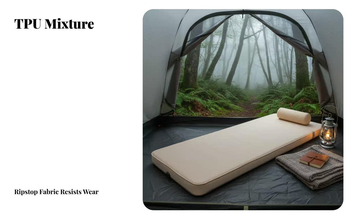 automaticInflating Camping Sleeping Pad, Thickened Air Mattress, Outdoor Tent Moistureresistant Mat