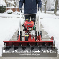 Hand-Push Winter Clearing Tool, Helical Multi-Function, Home Path Cleaning