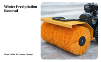 Walk-Behind Snow Blower, Multi-Function Snow Removal Machine, Powerful 6.5HP, Driveway, Property