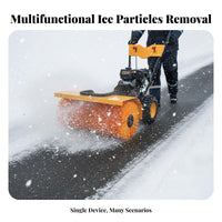 Walk-Behind Snow Blower, Multi-Function Snow Removal Machine, Powerful 6.5HP, Driveway, Property