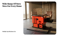 Home Heating Stove, Multifunctional Boiler Wood Electric Compatible, Floor Heating, Cooking