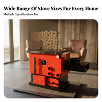 Home Heating Stove, Multifunctional Boiler Wood Electric Compatible, Floor Heating, Cooking
