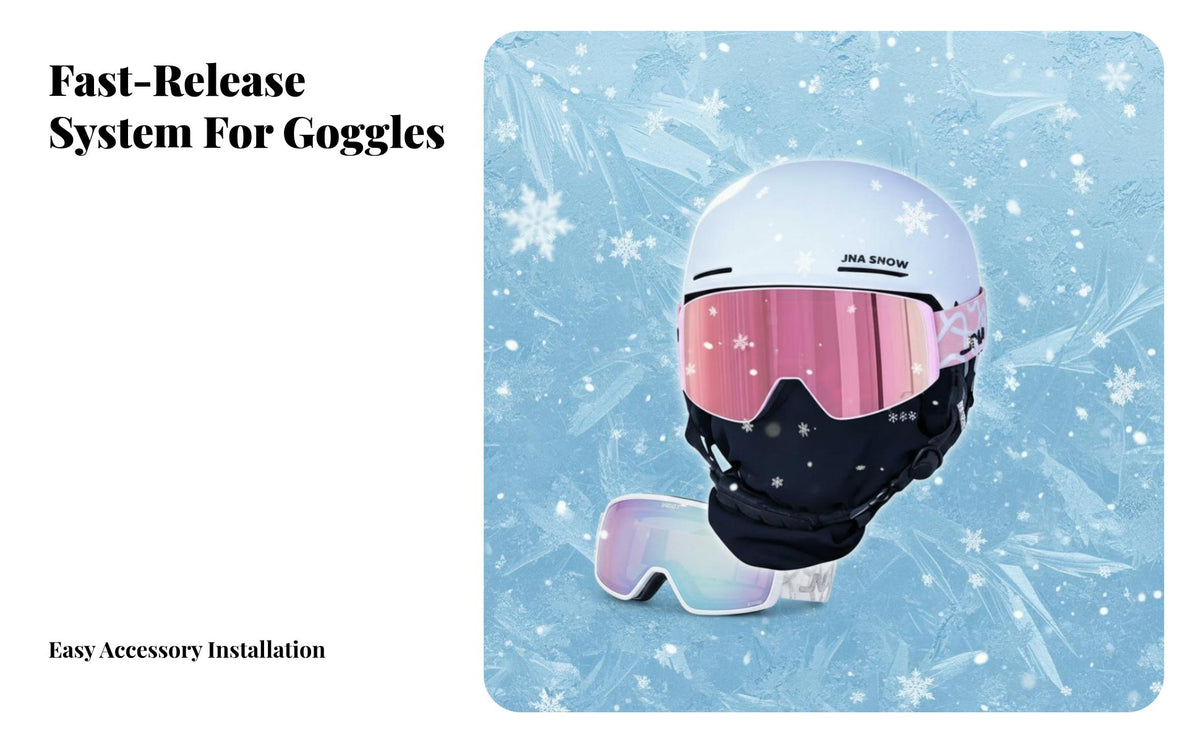 Ski Helmet, winter Hat, Double Board Protective Gear, Warm collision-Resistant, Adjustable Fit, Random Color, Men