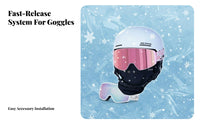 Ski Helmet, winter Hat, Double Board Protective Gear, Warm collision-Resistant, Adjustable Fit, Random Color, Men