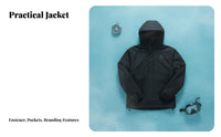 Windbreaker Smock, Waterproof Windproof Diving Jacket, Warm, Outdoor, Unisex