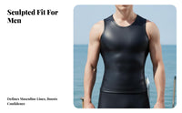 Neoprene Diving Vest, 1.5mm high-performance Super Stretch, Men's Thermal Outdoor Wetsuit