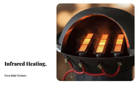 Commercial Gas Infrared Hanging Oven, grain Flatbread Roaster, No Efficient Heating
