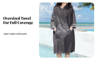 Quick Dry Bath Towel for Women, Absorbent, Portable, Sports, Beach Robe