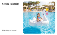 Inflatable Goose Pool Float, Large Animal Ride-On, Water Toy for Kids and Adults, PVC, Pool, Beach, Water Park