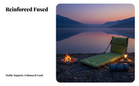 Outdoor Inflatable Mattress, Single Camping Air Bed, Portable Reclining Pad, Multi-Use, Random Color