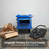 Heating Stove, Energy-Saving Home Boiler, double energy Wood, Water Circulation System