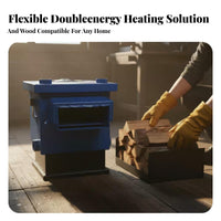 Heating Stove, Energy-Saving Home Boiler, double energy Wood, Water Circulation System