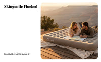 Automatic Inflatable Air Mattress, Double Bed, Extra Wide, Three-Person Camping Mat, Moisture-Resistant, Outdoor