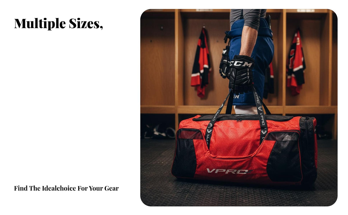 ice sport Equipment Bag, Rolling Gear Bag for children, Youth, Adults, Inline ice sport, Multiple Sizes