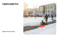 Winter Outdoor Electric , High Power Hand-Push powder Sweeper, School Property, Small powder Shovel Machine