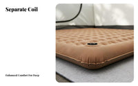 Inflatable Mattress, Double/Triple/Quad/6-Person, Thickened Portable Camping Moistureresistant Pad for RV