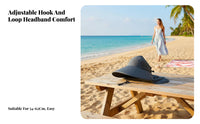 Sun Visor Hat, Wide Brim, Full Face and Neck Coverage, Open Top, Ponytail Friendly, Women, Summer